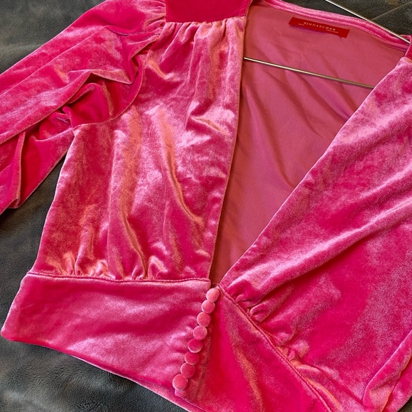 NEW Signature8 Velvet Corset Blouse - Picture 5 of 11